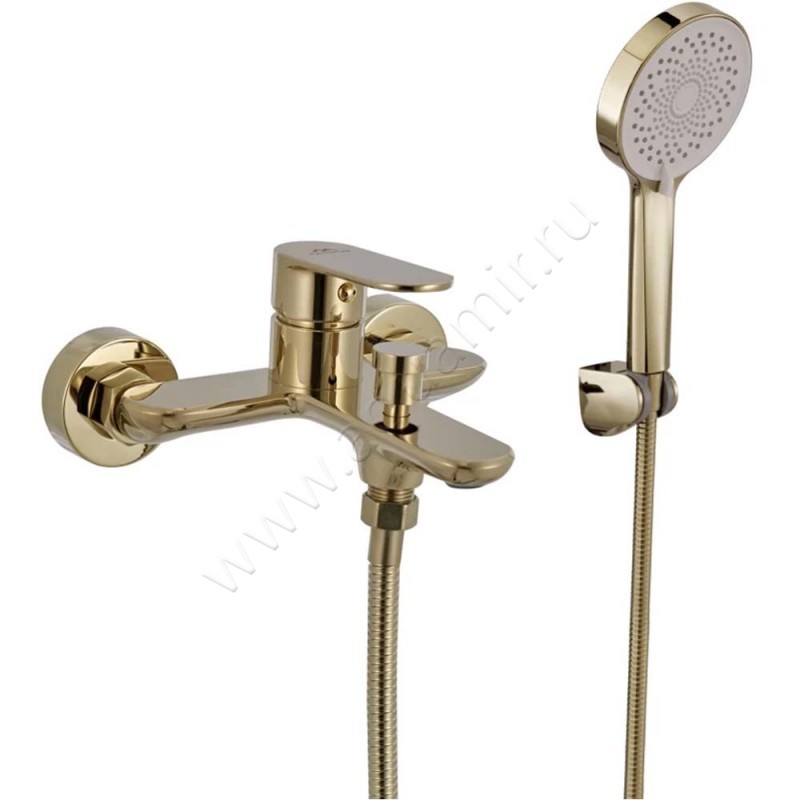 Смеситель для ванны Fashun с душем, золото A328535