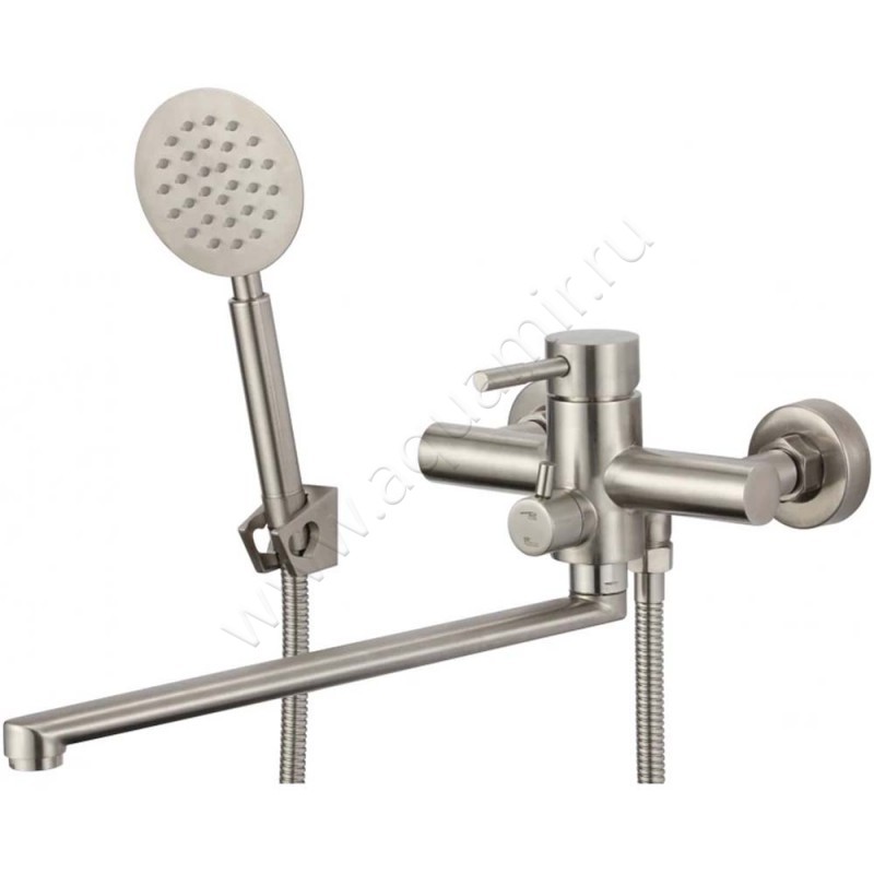 Смеситель для ванны Savol 304 с душем, с длинным изливом S-SUS4002