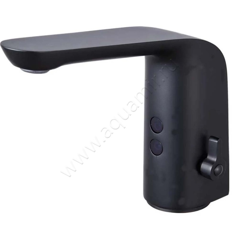 Смеситель для раковины Savol сенсорный, черный матовый S-GY8885H