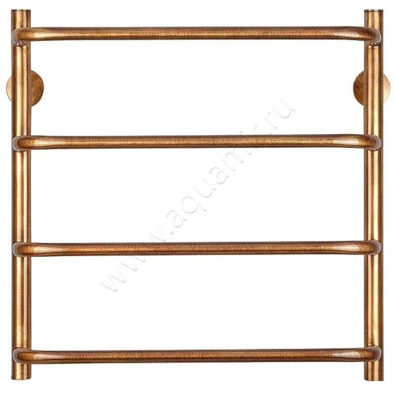 Полотенцесушитель латунный электрический Secado Мерида 1 50x50, бронза, L 4603777478018