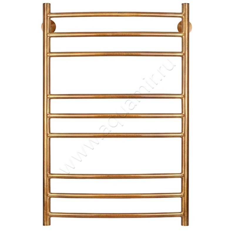 Полотенцесушитель латунный водяной Secado Милан 3 80x40, бронза 4603777459611