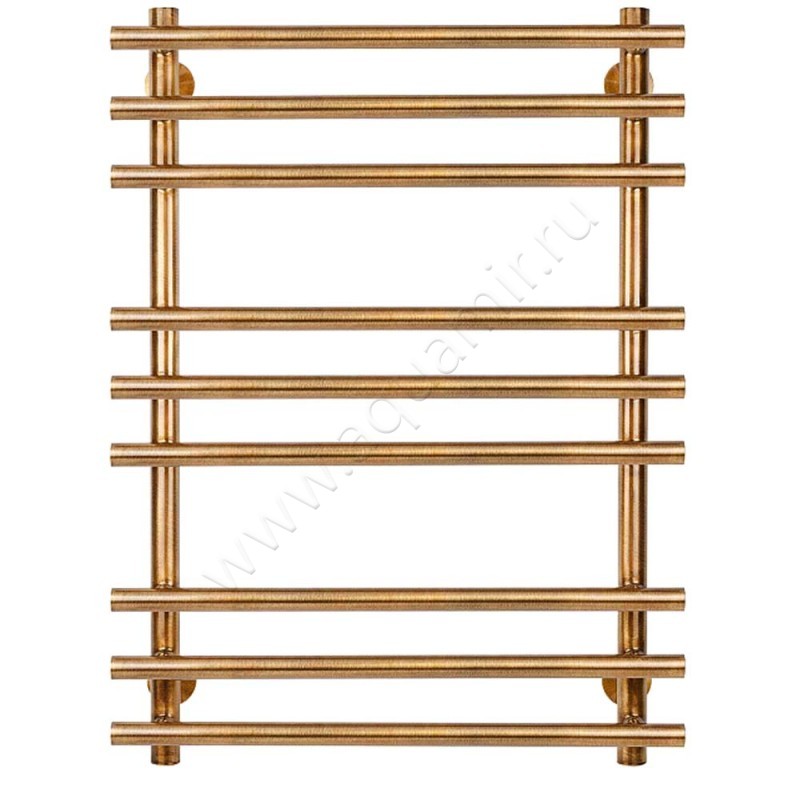 Полотенцесушитель латунный водяной Secado Турин плюс 80x50, бронза 4673739250457