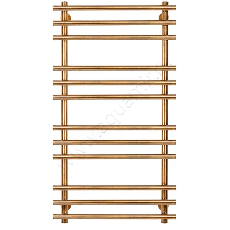 Полотенцесушитель латунный водяной Secado Турин плюс 80x60, бронза 4673739250495