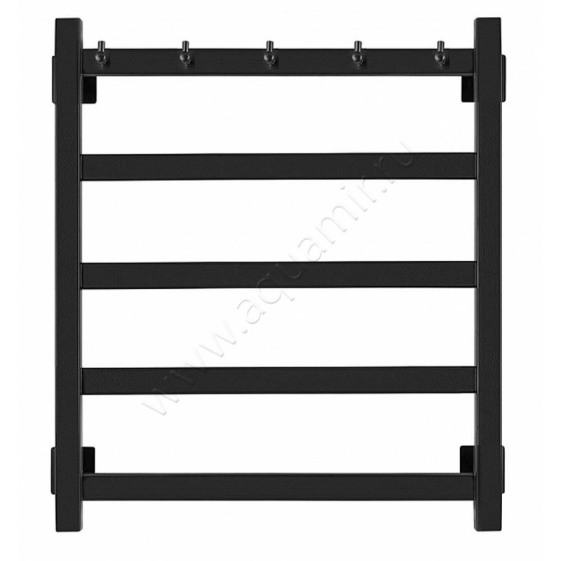 Полотенцесушитель электрический Secado Корсико 1 60x50, черный, R 4603777473044