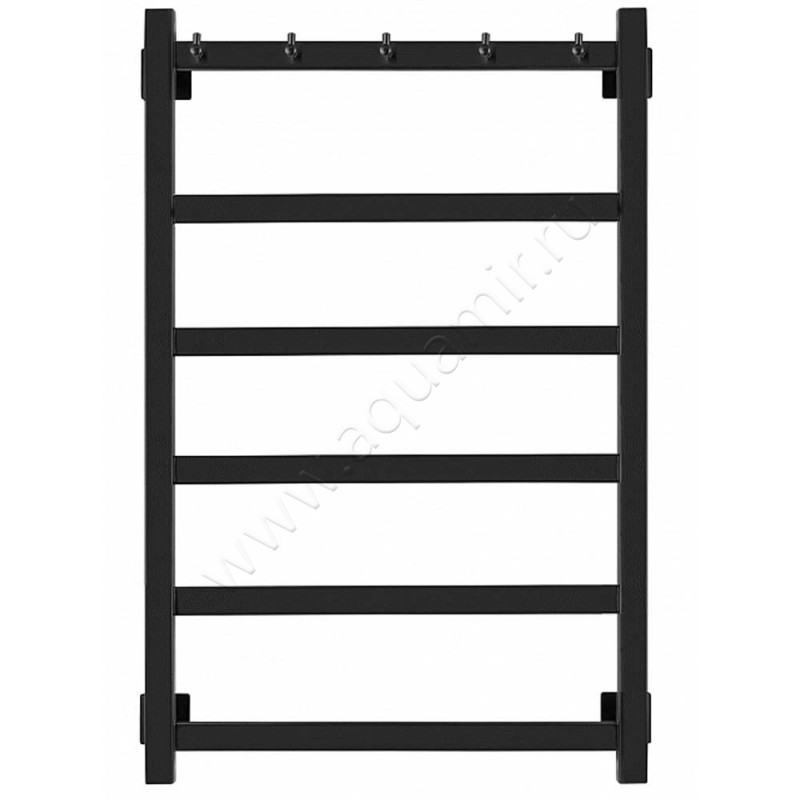 Полотенцесушитель электрический Secado Корсико 1 80x50, черный, R 4603777473075