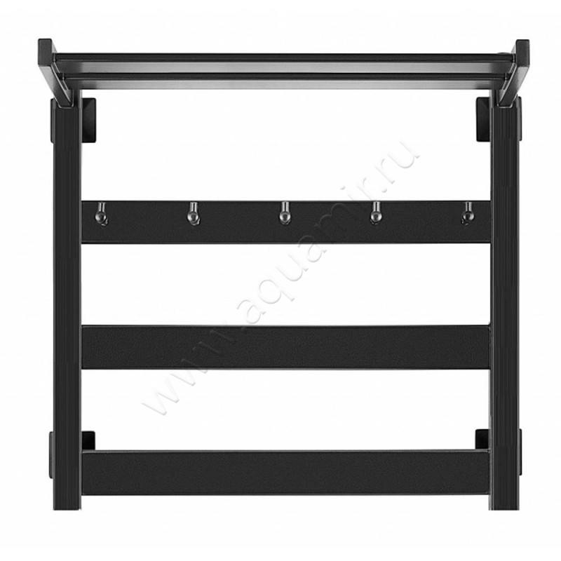 Полотенцесушитель электрический Secado Комано 1 60x60, черный, L 4603777481643