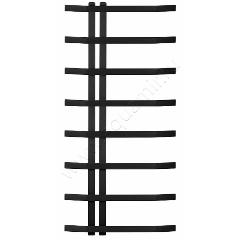 Полотенцесушитель электрический Secado Милето 100x50, черный, R 4673739253564