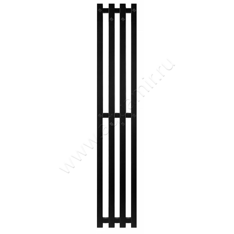 Полотенцесушитель электрический Secado Сандриго 4 100x24, черный, L 4673739250624