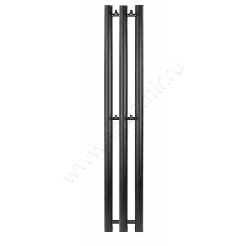 Полотенцесушитель электрический Secado Бергамо 3 100x17, черный, R 4673739251027