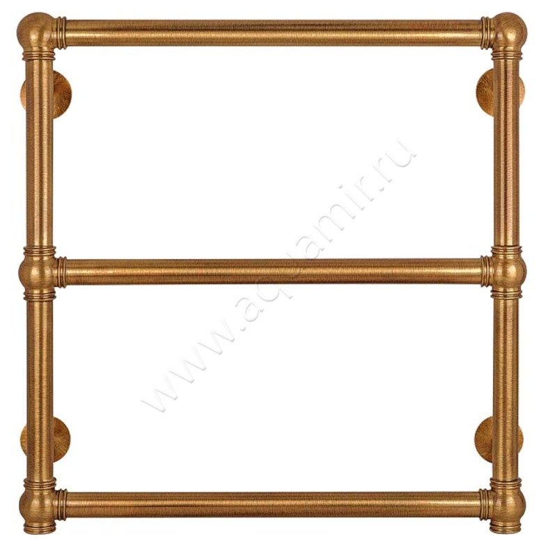 Полотенцесушитель латунный электрический Secado Фалерони 1 60x60, бронза, R 4603777464790