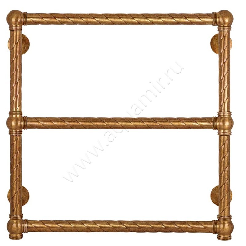 Полотенцесушитель латунный электрический Secado Фалерони 1 60x40, бронза, R 4603777466251