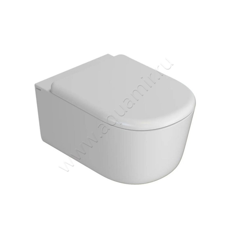 Унитаз подвесной Globo LALITA 54 см, безободковый, белый матовый LTS02BO