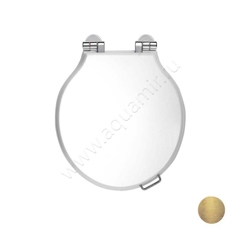 Крышка-сиденье Devon & Devon Etoile 42 x 39 см, белый матовый, микролифт 3IBSEBIAETBR