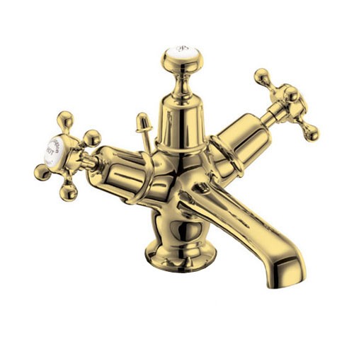 Смеситель для раковины Burlington Claremont T12-QT GOL