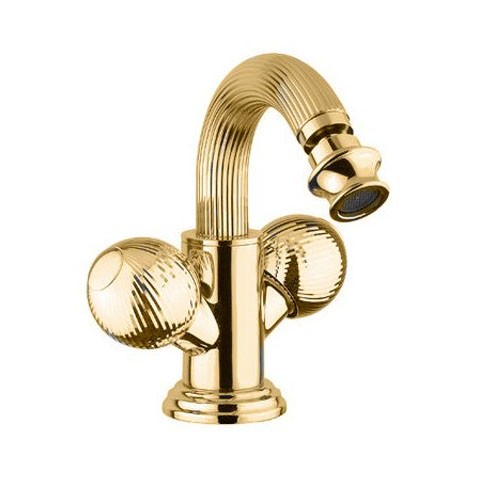 Смеситель для биде Cezares Olimp золото 24 карат OLIMP-BS2-03/24-M