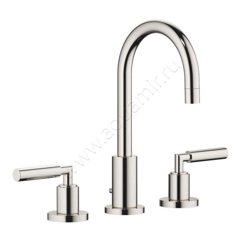 Смеситель для раковины Dornbracht TARA платина 20710882-08