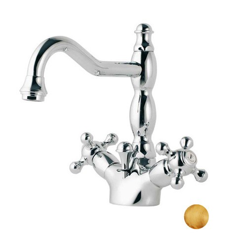 Смеситель для раковины Bandini Antica золото 548.920 ORO