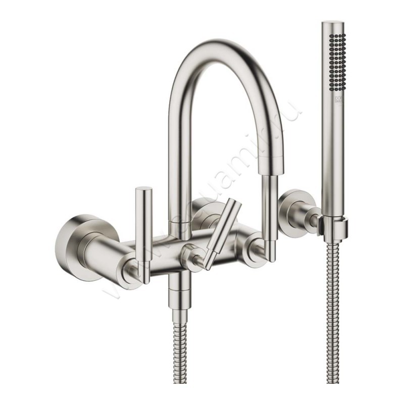 Смеситель для ванны Dornbracht TARA брашированная платина 25133882-06