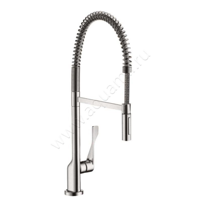 Однорычажный смеситель для кухни Hansgrohe Axor Citterio с длинным изливом 39840800