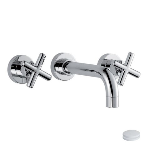 Смеситель для раковины Carlo Frattini Maxima белый матовый F5321L/5BS