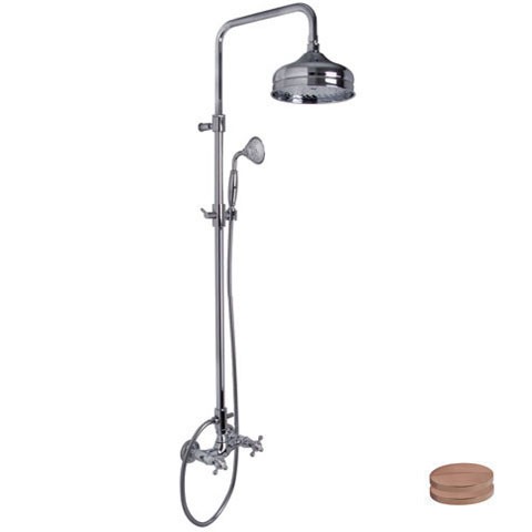 Душевой гарнитур Carlo Frattini Elizabeth античная медь F5085/2RA