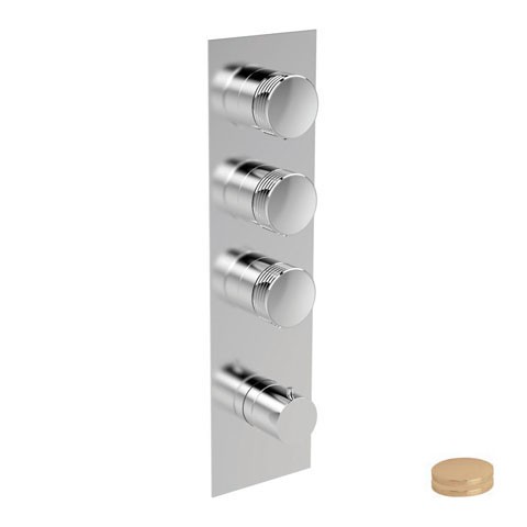 Встраиваемый смеситель для ванны с термостатом Carlo Frattini Fimatherm F5603X3HOR