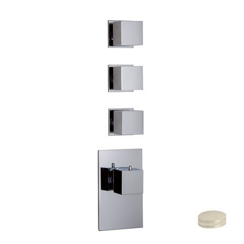 Встраиваемый смеситель для ванны с термостатом Carlo Frattini Fimatherm F3973X3SN