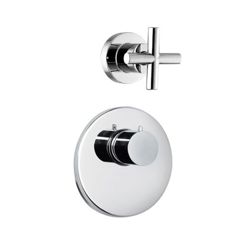 Встраиваемый смеситель для ванны с термостатом Carlo Frattini Fimatherm F5333X1CR