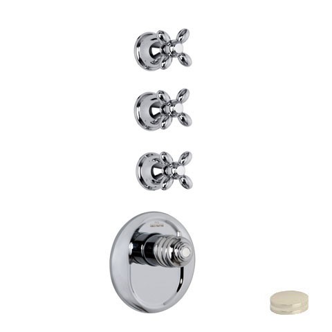 Встраиваемый смеситель для ванны с термостатом Carlo Frattini Fimatherm F5043X3SN