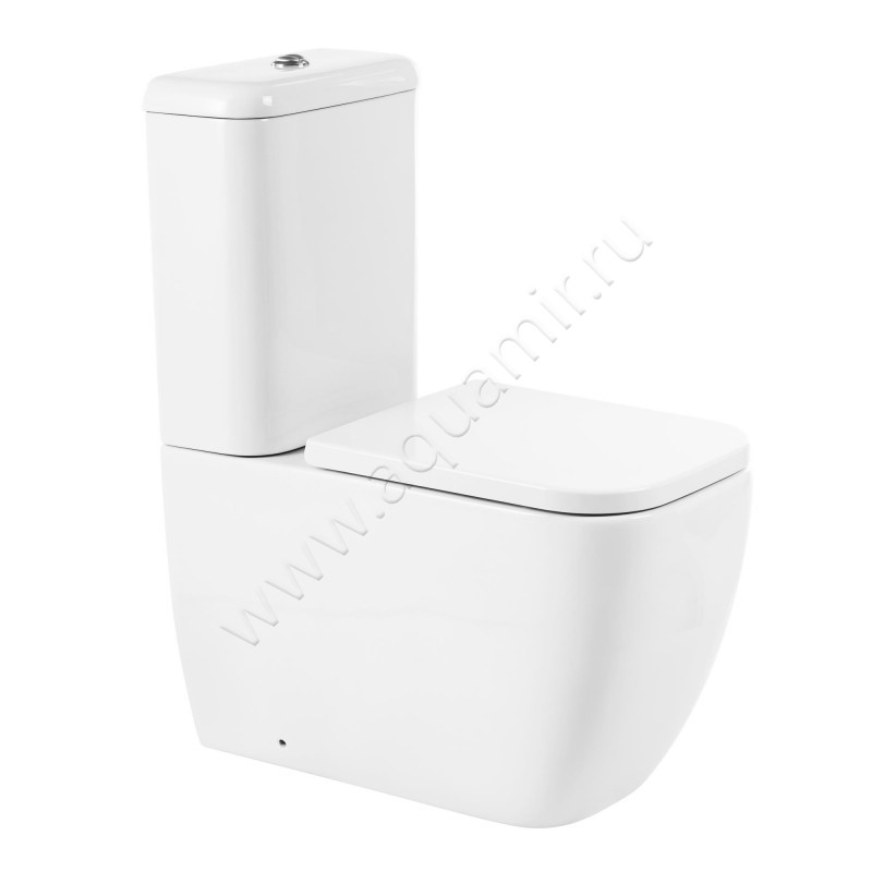 Унитаз напольный BelBagno ALPINA 65,5 см, белый BB10100CP