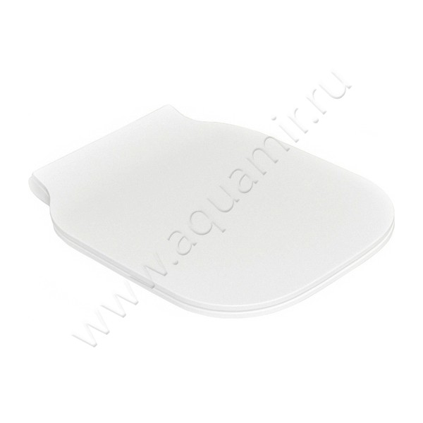 Сиденье с крышкой для унитаза BelBagno Aldina с микролифтом, белый BB114SC