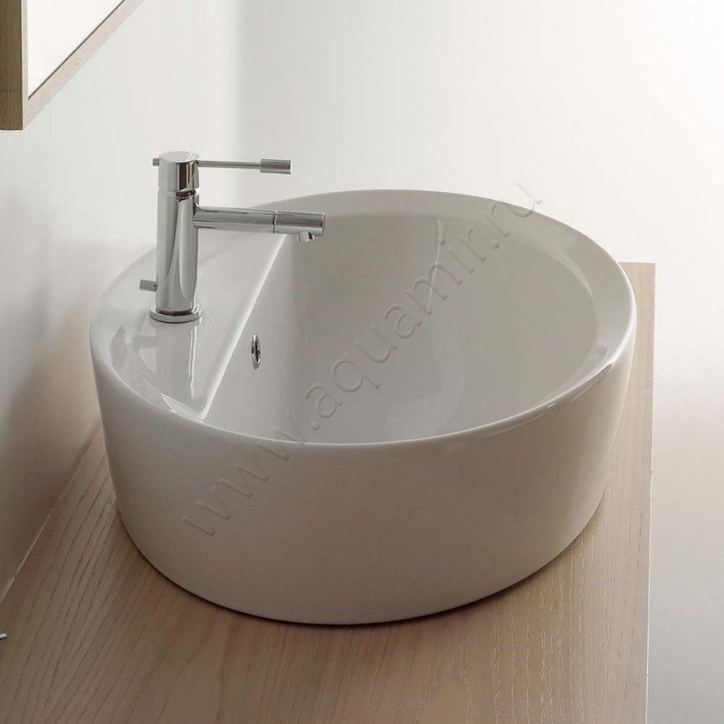 Раковина встраиваемая сверху на столешницу Scarabeo Matty 67 см 8056AR