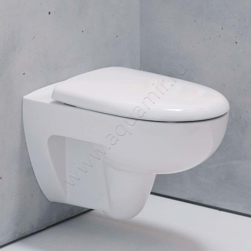 Унитаз подвесной Geberit RENOVA NR.1 54 см, безободковый, белый 203050000