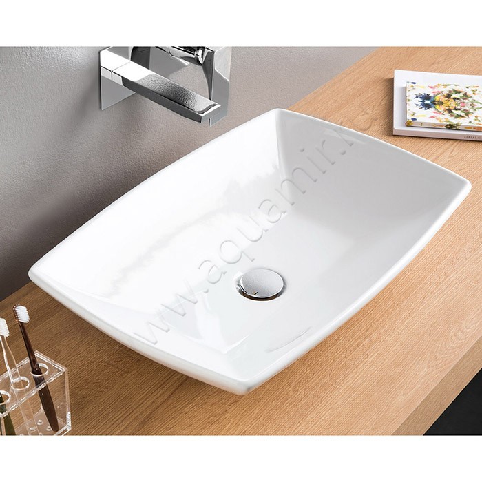 Раковина-чаша накладная ArtCeram JAZZ Bianco Lucido JZL002 01 00