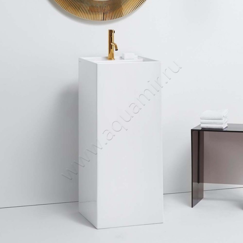 Раковина напольная с отверстием под смеситель Kartell by Laufen 37,5 см 8113310001111