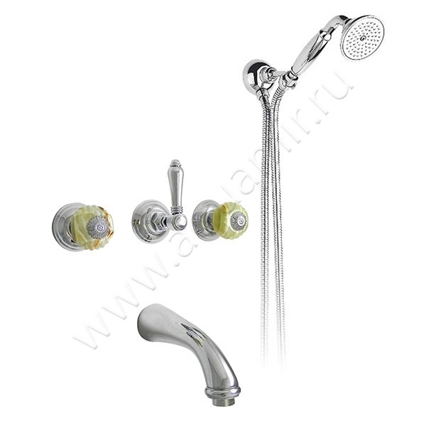 Встраиваемый смеситель для ванны Nicolazzi Onice 2103CR09O