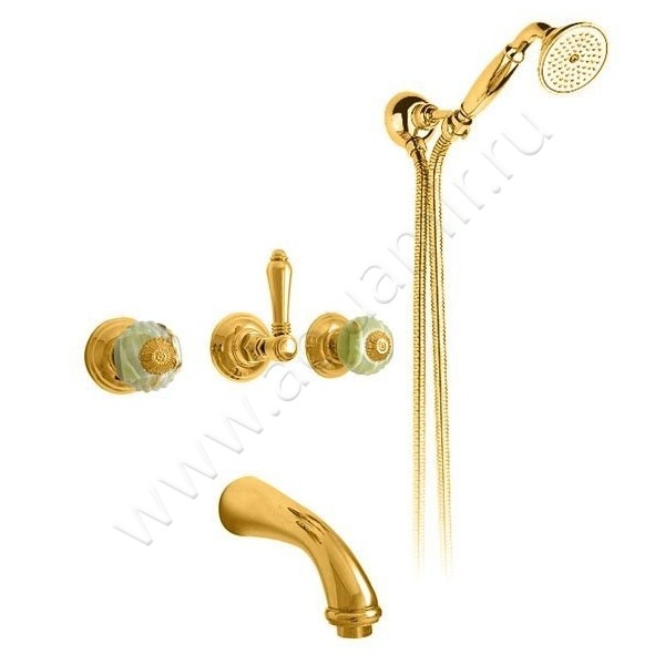 Встраиваемый смеситель для ванны Nicolazzi Onice 2103GO09O