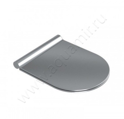 Крышка-сиденье Catalano Zero хром глянец/chrome, микролифт 5SCSTPLCR