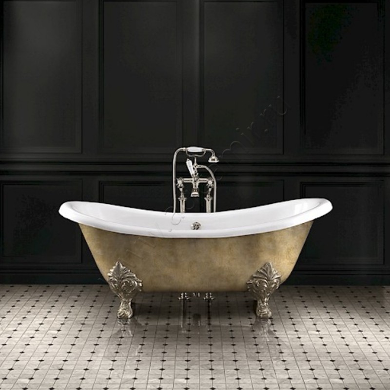 Ванна чугунная Devon & Devon Lame 168.5x76, золотая 2MRLAMEFLNKSA