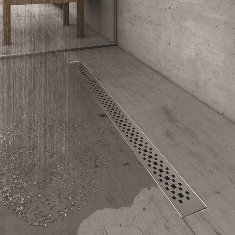 Душевой лоток с решеткой Berges Wasserhaus C1 Brise 40 см 09 01 29