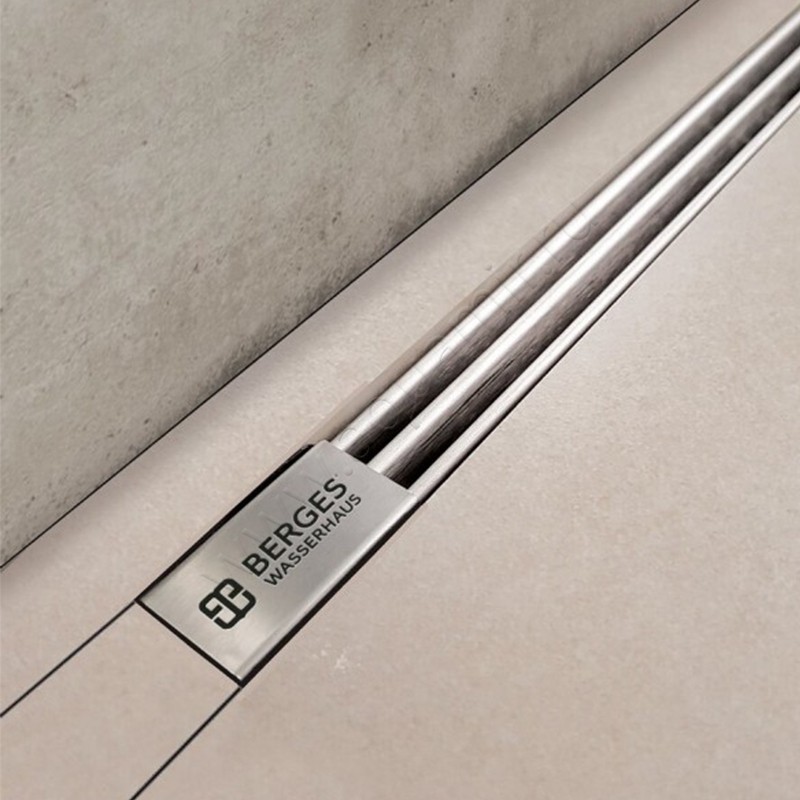 Душевой лоток с решеткой Berges Wasserhaus Super Slim 40 см 09 00 77