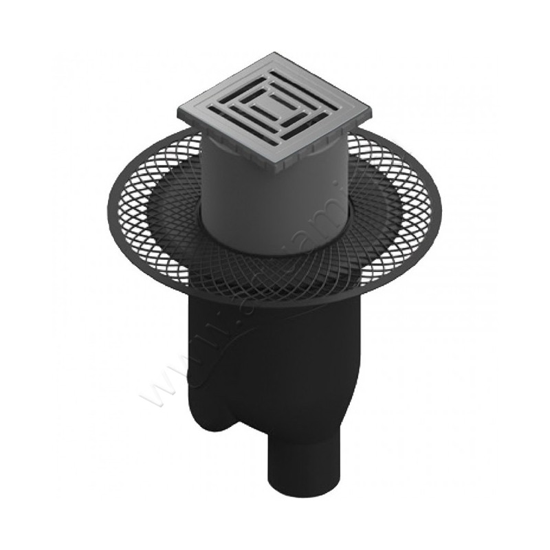 Трап душевой Berges Wasserhaus Platz Uno 09 00 69