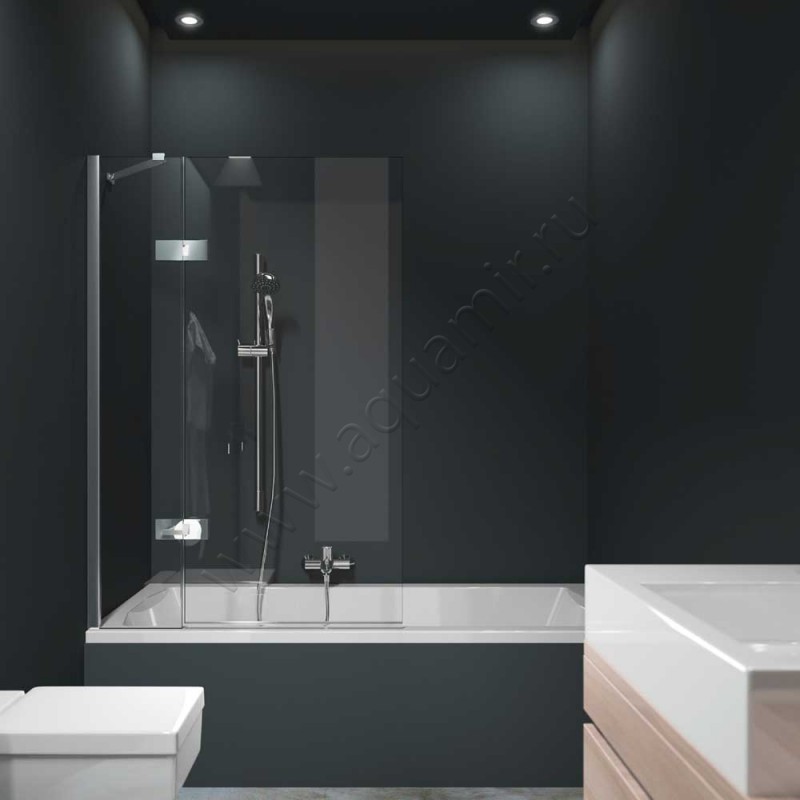 Шторка на ванну Huppe Solva pure ST2101092322