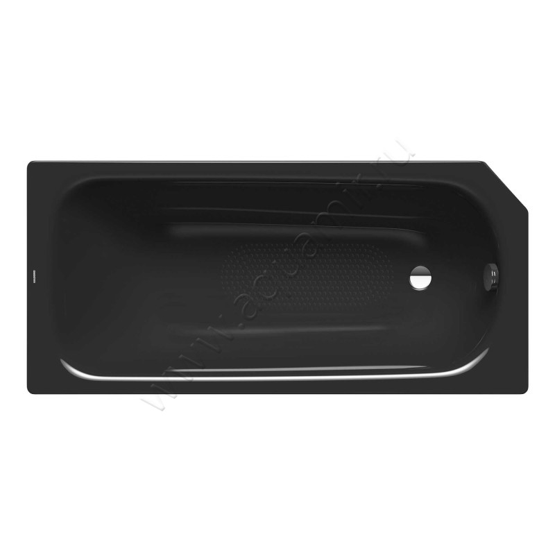 Ванна стальная Kaldewei Saniform 160x70, черная 192334010701