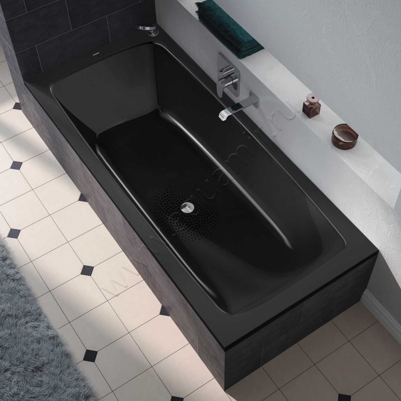 Ванна стальная Kaldewei Cayono 170x75, черная 272430003701