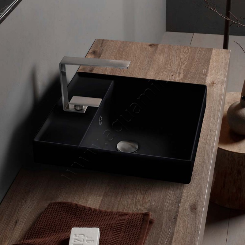 Раковина встраиваемая сверху на столешницу Scarabeo Teorema 2.0 45 см 510849