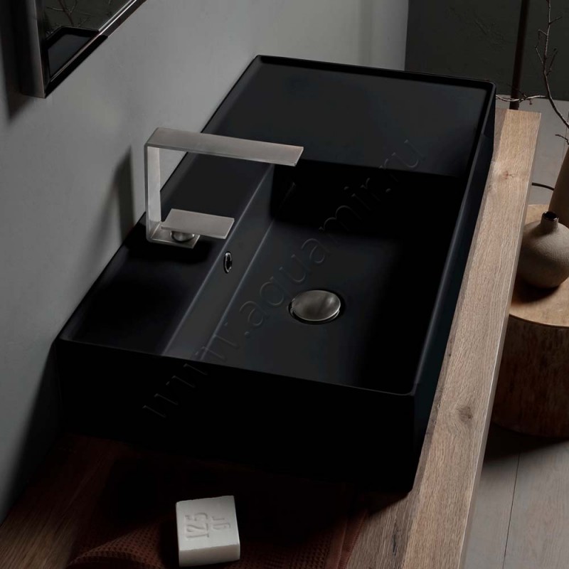 Раковина-чаша накладная с отверстием под смеситель Scarabeo Teorema 2.0 81 см 511549