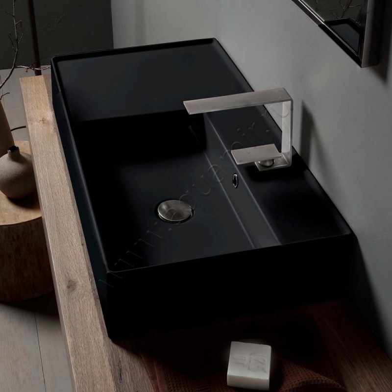 Раковина-чаша накладная с отверстием под смеситель Scarabeo Teorema 2.0 81 см 511849