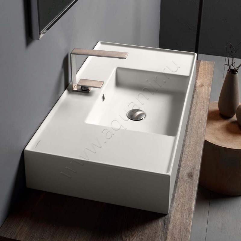 Раковина-чаша накладная с отверстием под смеситель Scarabeo Teorema 2.0 81 см 512341