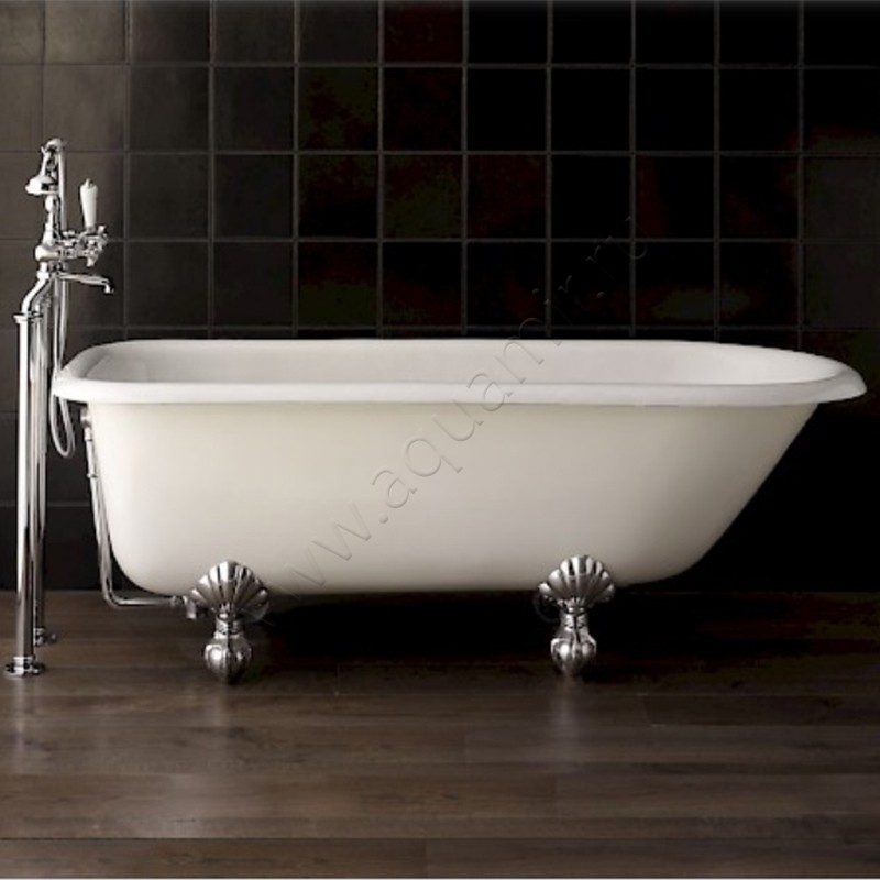 Чугунная ванна Devon & Devon Kensington 154 154x78, бежевая 2MRKEN154ALDD